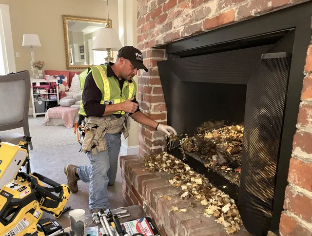 Safe screening installation by New Fairfield Chimney Sweep in New Fairfield, CT