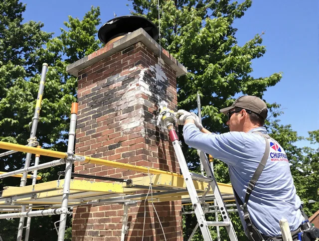 Structural chimney repair by New Fairfield Chimney Sweep in New Fairfield, CT