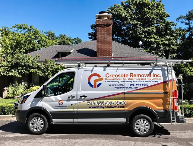 New Fairfield Chimney Sweep technician removing creosote safely in New Fairfield, CT