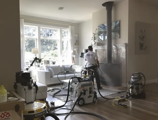 Soot removal service by New Fairfield Chimney Sweep for a fireplace in New Fairfield, CT
